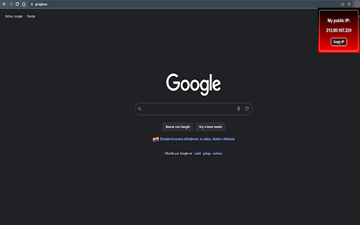 My public IP. screenshot 1