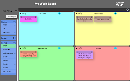 My work Board screenshot 1