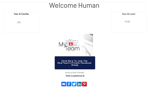 MyAiTeam Iframe Popup screenshot 1