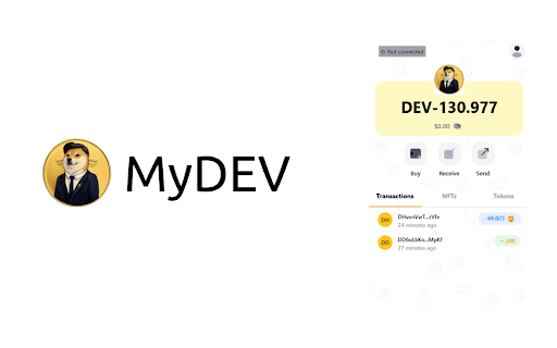 MyDEV - DogecoinEV Wallet screenshot 1