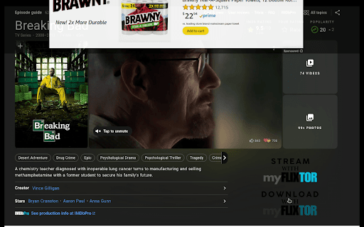 MyFlixTor | Movies Streaming & Download App screenshot 1