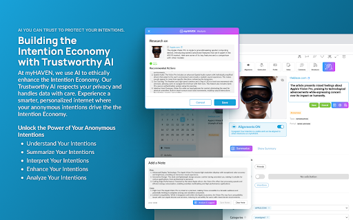 myHAVEN screenshot 1