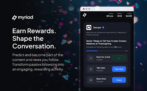 Myriad Markets screenshot 1