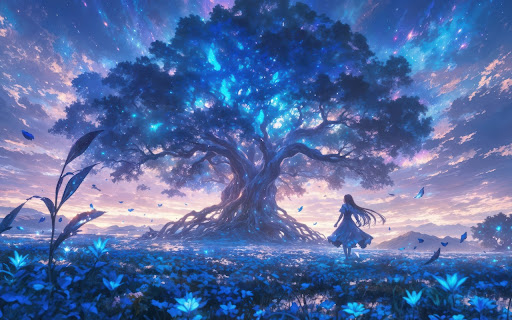 Mystical Fox in Moonlight screenshot 1