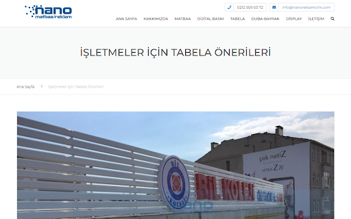 nanoreklamcilik.com screenshot 1