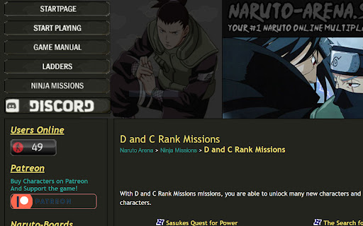Naruto Arena Dark Mode screenshot 1