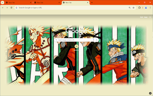 Naruto theme screenshot 1