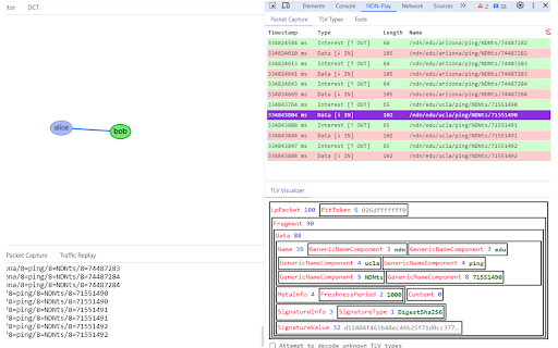 NDN-Play Devtools screenshot 1