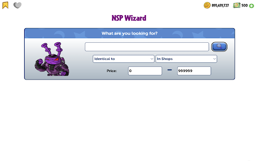 Neopets Shop Wizard Price Enhancer screenshot 1