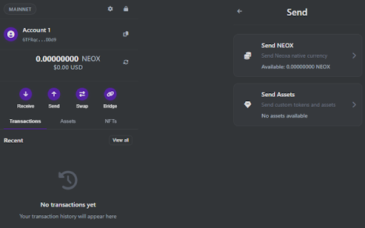 Neoxa Wallet screenshot 1
