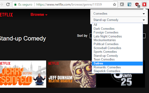 Netflix - Category Browser screenshot 1