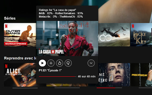 Netflix movie ratings screenshot 1