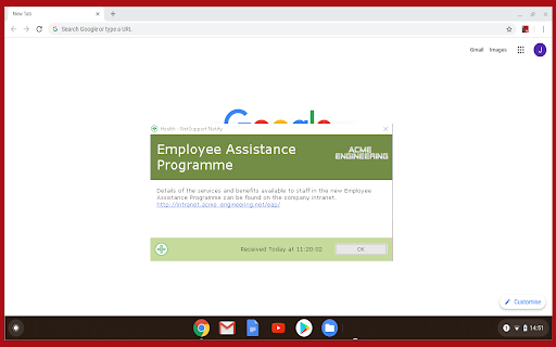 NetSupport Notify Agent screenshot 1