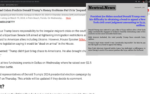 Neutral News screenshot 1