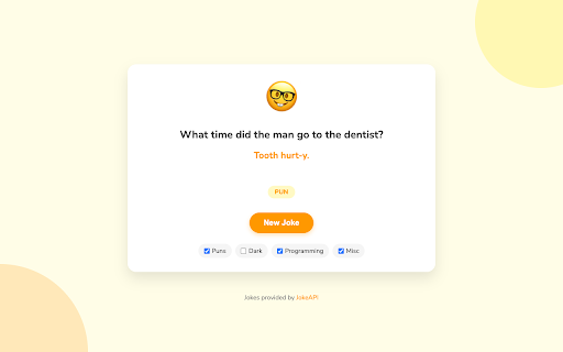 New Joke Tab screenshot 1