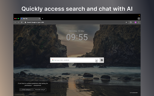 New Tab Magnifico screenshot 1