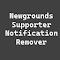Newgrounds Supporter Notification Remover logo