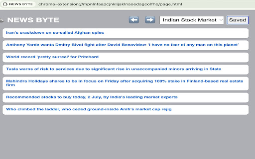 NEWS BYTE screenshot 1