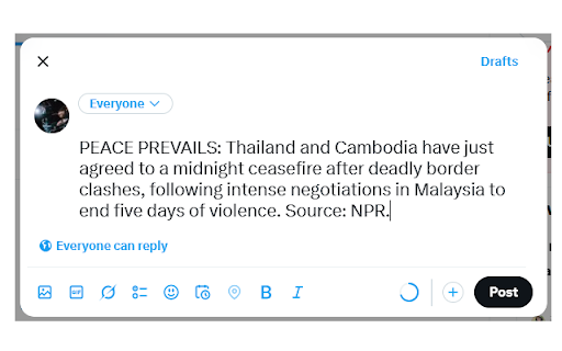 News Poster for X screenshot 1