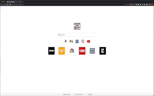 NewsHomePage screenshot 1