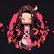 Nezuko Kamado Demon Slayer Minimalist Live Wallpaper logo