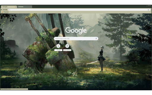 Nier Automata Forest screenshot 1