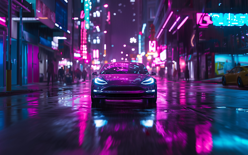 Night city Wallpaper screenshot 1