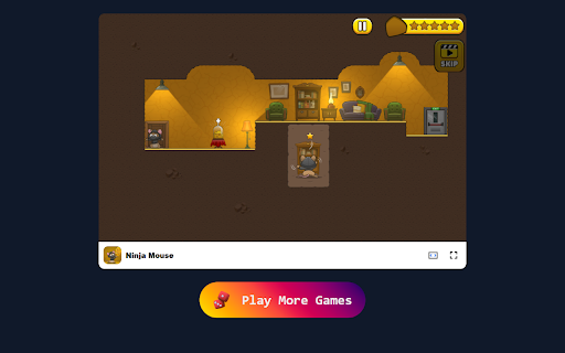 Ninja Mouse Game - Sneak, Slice, and Conquer as a Fearless Mouse Warrior! screenshot 1