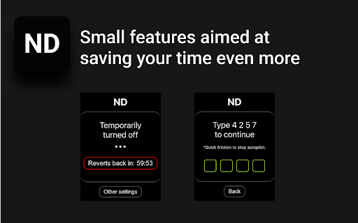 No Distractions - Remove Reels, Shorts & Suggested Posts screenshot 1
