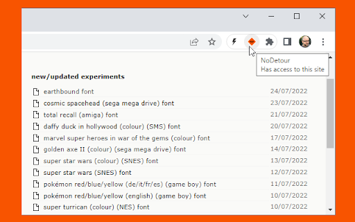 NoDetour screenshot 1