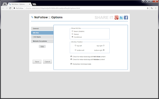 NoFollow screenshot 1