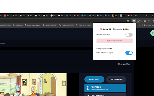 NoNewTab screenshot 1