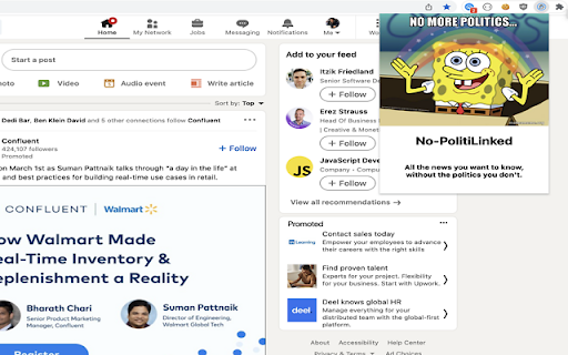 NoPolitiLinked screenshot 1