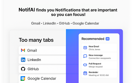 NotifAI - All Important notification in one place screenshot 1