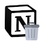 Notion Empty Trash logo