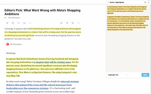 Notion Highlighter screenshot 1