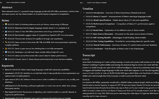 NotionSync: YouTube-to-Notion summaries & transcripts in one click. screenshot 1