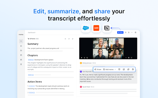 Notta: AI Meeting Notetaker & Audio Transcription screenshot 1