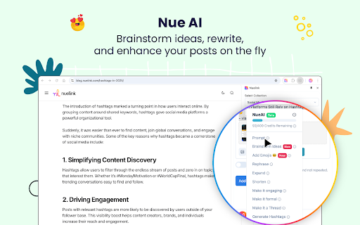 Nuelink: Social Media Management Tool screenshot 1