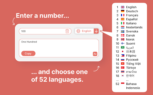 Number to Word Converter screenshot 1