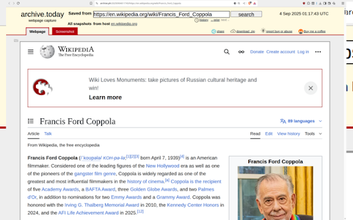 Nuno's archive redirector screenshot 1