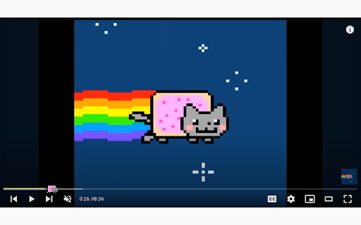 Nyan Cat Playback Bar for YouTube™ screenshot 1