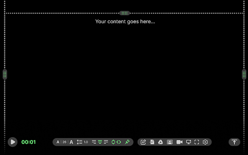 OBS Teleprompter screenshot 1