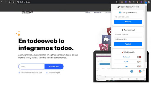 Odoo Quick Access screenshot 1