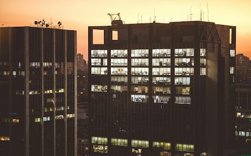Office Buildings at Dusk screenshot 1