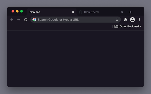 Omni: Dark Theme for Chrome screenshot 1