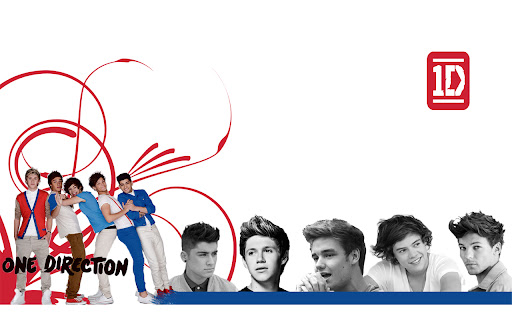 One Direction Theme Standard Edition 1280x800 screenshot 1