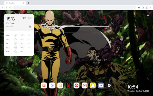 "One Punch Man" 4K Wallpaper HomePage screenshot 1