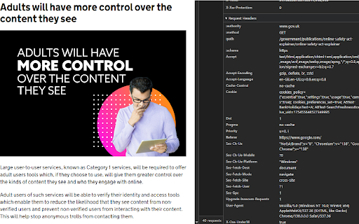 Online Safety Act - I'm under 18 screenshot 1