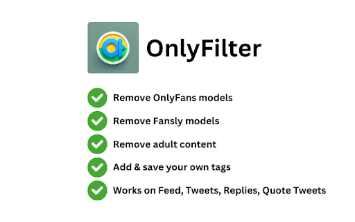 OnlyFilter screenshot 1